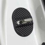 Set 4 buc. Ornamente Inchidere Usa, finisaj Carbon, culoare Neagra - imagine 4