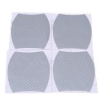 Set 4 bucati protectie zgarieturi manere usa din autocolant carbon 3D Argintiu - imagine 2