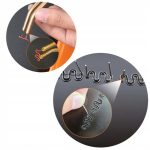 Pistol Profesional pentru lipit/sudat plastic, kit pentru repararea fisurilor din plastic, polipropilena, 400 capse de intarire, putere 50W, culoare Negru, Cod: AVX-WT-WG-X80 - imagine 8