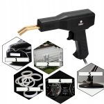 Pistol Profesional pentru lipit/sudat plastic, kit pentru repararea fisurilor din plastic, polipropilena, 400 capse de intarire, putere 50W, culoare Negru, Cod: AVX-WT-WG-X80 - imagine 4