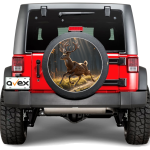 Sticker Auto "Roata de Rezerva" rezistenta la intemperii si raze UV, diametru 55 cm, Cod: AVX-RR07