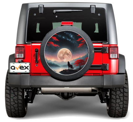 Sticker Auto "Roata de Rezerva" rezistenta la intemperii si raze UV, diametru 55 cm, Cod: AVX-RR17