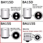 Sirena de mers inapoi cu bec LED 12V, BA15S - imagine 3