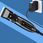 Aparat de tuns profesional pentru cani cu acumulator, lama titan + ceramica, incarcare USB, culoare Neagra, model AVX-WT-BLACK-T10 - imagine 10