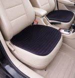 Set 3 piese, protectii scaune si bancheta auto, universale, confortabile, din material textil, culoare Neagra - imagine 2