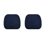 Set 3 piese, protectii scaune si bancheta auto, universale, confortabile, din material textil, culoare Neagra - imagine 4