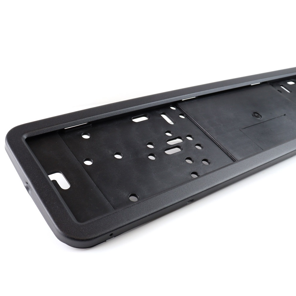 suport-numar-inox-negru1.jpg Suport numar inmatriculare din INOX negru mat, LPF 003 - imagine 1