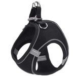 Ham pentru caini de talie mica cu elemente reflectorizante, confortabil, marime XXXS, culoare Negru, AniOne Germany - imagine 2