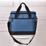 Geanta termoizolanta pentru picnic sau plaja, capacitate 16l, culoare Albastra - imagine 8