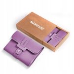 Set Manichiura si Pedichiura 16-in-1 cu plic din piele ecologica, model "MANI-CUT PINK", culoare Roz - imagine 3