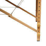 Masa de masaj pliabila, 2 zone, cadru lemn, spuma 5cm, inaltime 55-76cm, piele ecologica, dimensiuni 60x213cm, culoare Burgundy - imagine 11