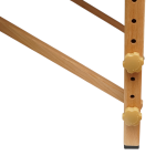 Masa de masaj pliabila, 3 zone, cadru lemn, spuma 5cm, inaltime 55-76cm, piele ecologica, dimensiuni 60x213cm, culoare Crem - imagine 11