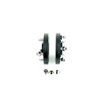 Distantier janta auto, dimensiune 4x108, grosime 20mm, prezoane incluse, culoare neagra