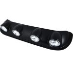 Ansamblu format din 4 proiectoare cu becuri H3 cu halogen, montaj pe plafon sau capota, alimentare 12V, lungime 100cm, destinat vehiculelor Off-Road - imagine 2