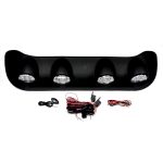 Ansamblu format din 4 proiectoare cu Led si Angel Eyes, montaj pe plafon sau capota, alimentare 12V, lungime 85cm, destinat vehiculelor Off-Road - imagine 3