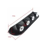 Ansamblu format din 4 proiectoare cu Led si Angel Eyes, montaj pe plafon sau capota, alimentare 12V, lungime 85cm, destinat vehiculelor Off-Road - imagine 4