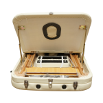 Masa de masaj pliabila, 3 zone, cadru lemn, spuma 5cm, inaltime 55-76cm, piele ecologica, dimensiuni 60x213cm, culoare Crem - imagine 6