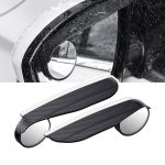 Set 2 buc. Oglinzi "Unghi Mort" cu protectie ploaie, finisaj Carbon, culoare Neagra - imagine 2