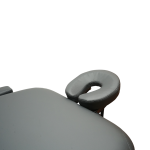 Masa de masaj pliabila, 3 zone, cadru lemn, spuma 5cm, inaltime 55-76cm, piele ecologica, dimensiuni 60x213cm, culoare Neagra - imagine 9