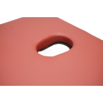 Masa de masaj pliabila, 3 zone, cadru lemn, spuma 5cm, inaltime 55-76cm, piele ecologica, dimensiuni 60x213cm, culoare Burgundy - imagine 10