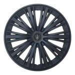 Set 4 capace roti VELAR Shadow, design Sport Multi-Spoke, ABS rezistent, Universal, pentru jante R14