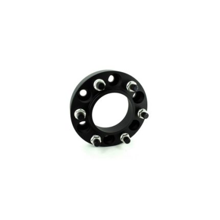 Distantier janta auto 6 x 139, grosime 50mm, culoare neagra, prindere dubla cu piulite incluse, diametru central 67.1