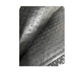 Covorase Auto Universale, din cauciuc sintetic moale, culoare Neagra cu dunga Rosie - imagine 4