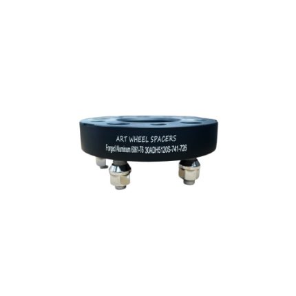 Distantier janta auto, dimensiune 5x120, grosime 25mm, prindere dubla cu piulite incluse M14x1.5