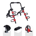 Suport auto pentru transport 3 biciclete, capacitate 58 kg, montaj rapid prin curele - imagine 4