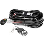 Cablaj pentru proiectoare LED cu telecomanda, functii strobo, relee si sigurante incluse, alimentare 12V