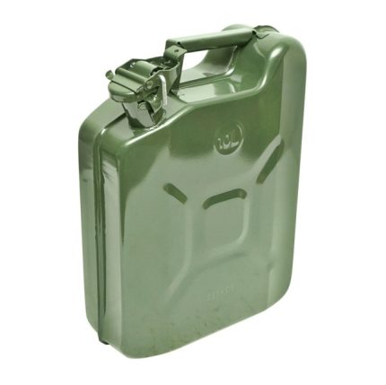 Canistra din metal pentru combustibil, capacitate 10l, culoare verde