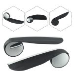 Set 2 buc. Oglinzi "Unghi Mort" cu protectie ploaie, finisaj Carbon, culoare Neagra - imagine 3