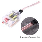 Convertor nivel semnal Hi-Low STEREO cu intrare 2 x RCA - imagine 3