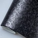 Folie auto decorativa Premium, Carbon Forjat MAT, autoadeziva, rezistenta UV, dimensiune 150 x 100cm, tehnologie bubblefree