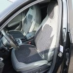 Set huse scaune auto Premium, model BLAZE Elite, design Sportiv, universale, ergonomice, Piele Ecologica cu insertii textile, culoare Gri/Crem - imagine 3