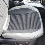 Set huse scaune auto Premium, model BLAZE Elite, design Sportiv, universale, ergonomice, Piele Ecologica cu insertii textile, culoare Gri/Crem - imagine 5