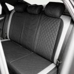 Set huse scaune auto Premium, model DIAMOND Core, design Sportiv, universale, ergonomice, Piele Ecologica Matlasata, culoare Negru/Gri - imagine 5