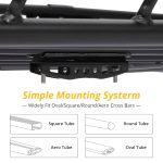 Portbagaj metalic pentru plafon de tip "ROOF RACK", dimensiune 127 x 100cm, culoare neagra, cu bare transversale incluse - imagine 4