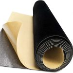 Rola material textil autoadeziv pentru reconditionari interioare auto sau incinte acustice, dimensiune 10m x 1m, culoare Neagra, grosime 2mm - imagine 3
