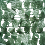 Gard viu artificial decorativ cu frunze iedera, culoare verde, dimensiune 300 x 100cm - imagine 4