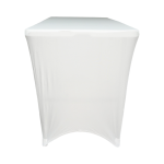 Husa pentru masa dreptunghiulara, culoare alba, elastica, dimensiune 152 x 70 x 74cm - imagine 5