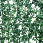 Panou Decorativ Gard viu artificial cu frunze mici, culoare verde, dimensiune 40 x 60cm - imagine 3