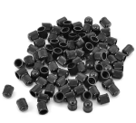 Set 100 buc. capace valva/ventil, material plastic, culoare Neagra, pentru Autoturisme, Camioane, Biciclete, Moto, ATV, Quad - imagine 6
