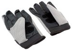 Manusi cu elemente de protectie, cu destinatie Moto, ATV, SSV, QUAD, culoare Gri - imagine 3