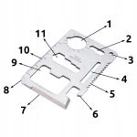 Kit complet de supravieturire 18-in-1 piese pentru camping, calatorii, offroad, ATV, SSV - imagine 3
