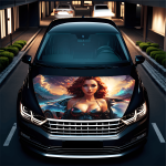 Folie Capota Auto "Hood Art" rezistenta la exterior, marime S (150 x 110cm) - Cod: AVX-CAPOTA-012S - imagine 2