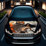 Folie Capota Auto "Hood Art" rezistenta la exterior, marime M (165 x 120cm) - Cod: AVX-CAPOTA-004M - imagine 2