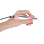 Masina electrica de slefuit unghiile, 65 W, pentru manichiura si pedichiura, cu 6 capete, culoare Roz - imagine 4