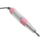 Masina electrica de slefuit unghiile, 65 W, pentru manichiura si pedichiura, cu 6 capete, culoare Roz - imagine 5