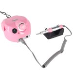 Masina electrica de slefuit unghiile, 65 W, pentru manichiura si pedichiura, cu 6 capete, culoare Roz - imagine 6
